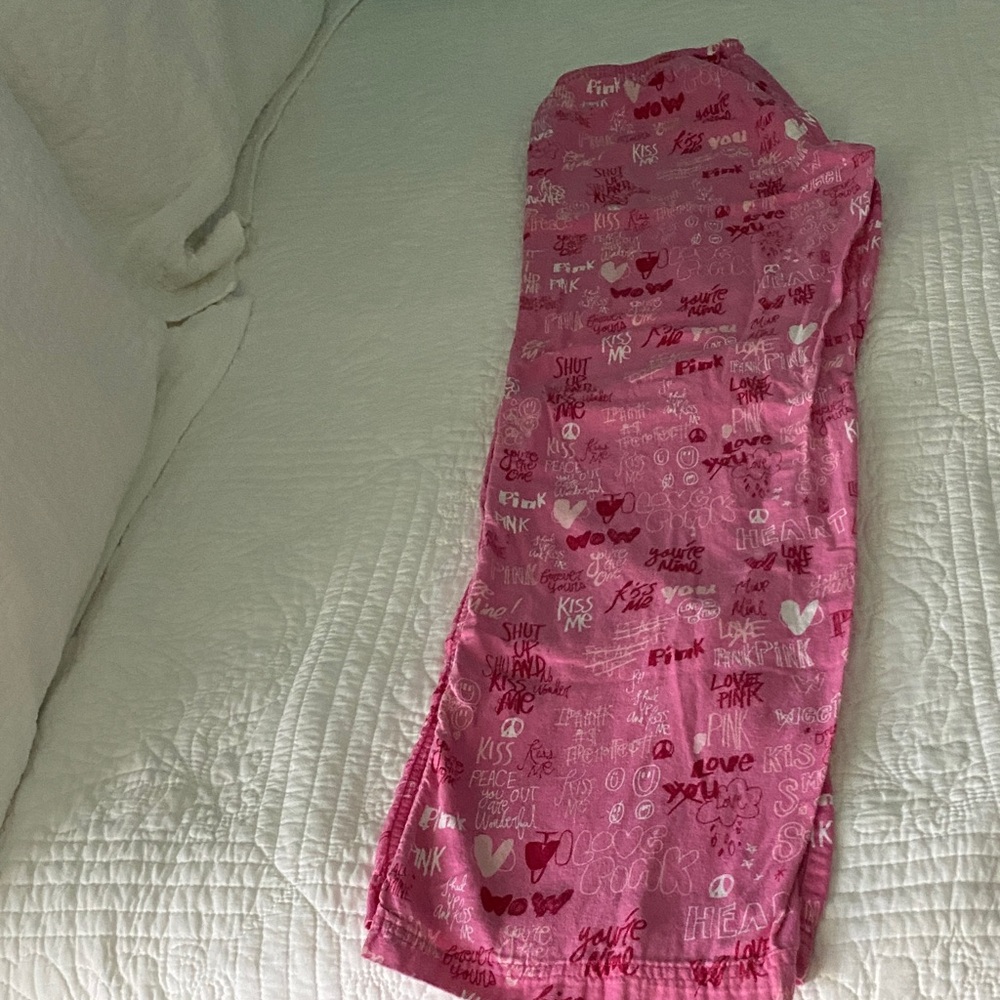 PINK Victoria's Secret Pink Graphic Lounge Pants